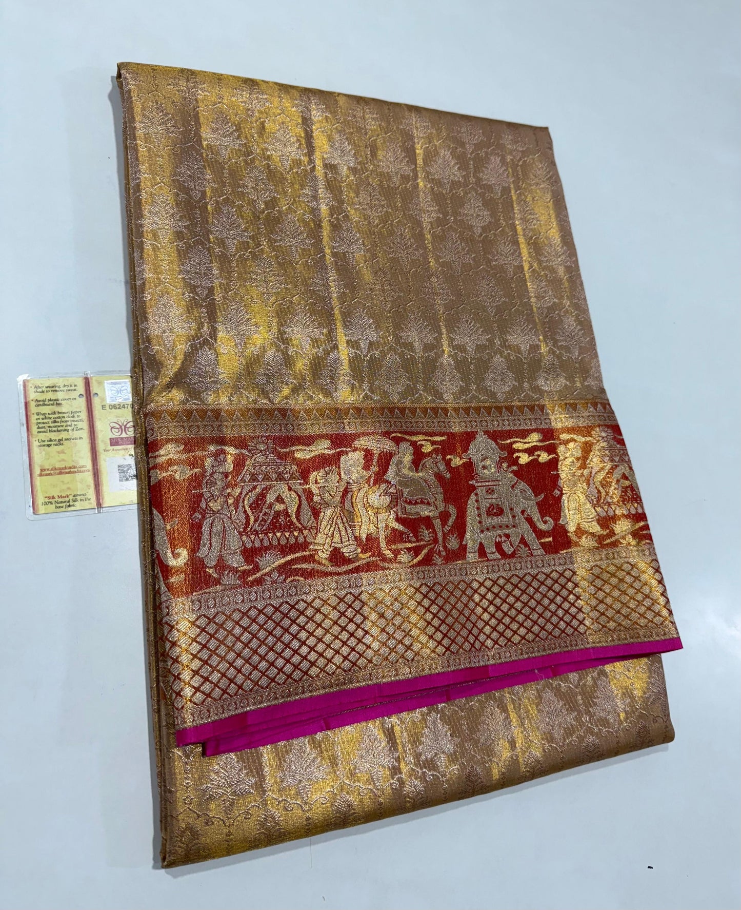 Pure handloom silk saree