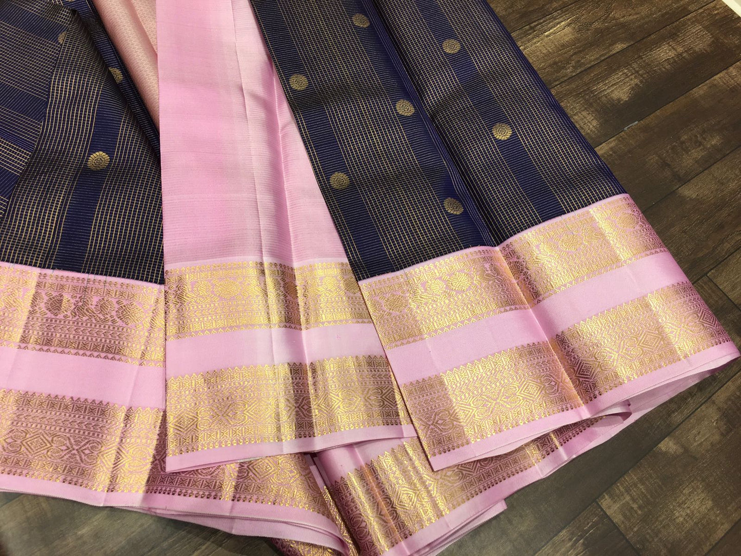 KATTAAS KANCHIPURAM HANDLOOM SILK SAREES WITH RICH PALLU WITH BLOUSE