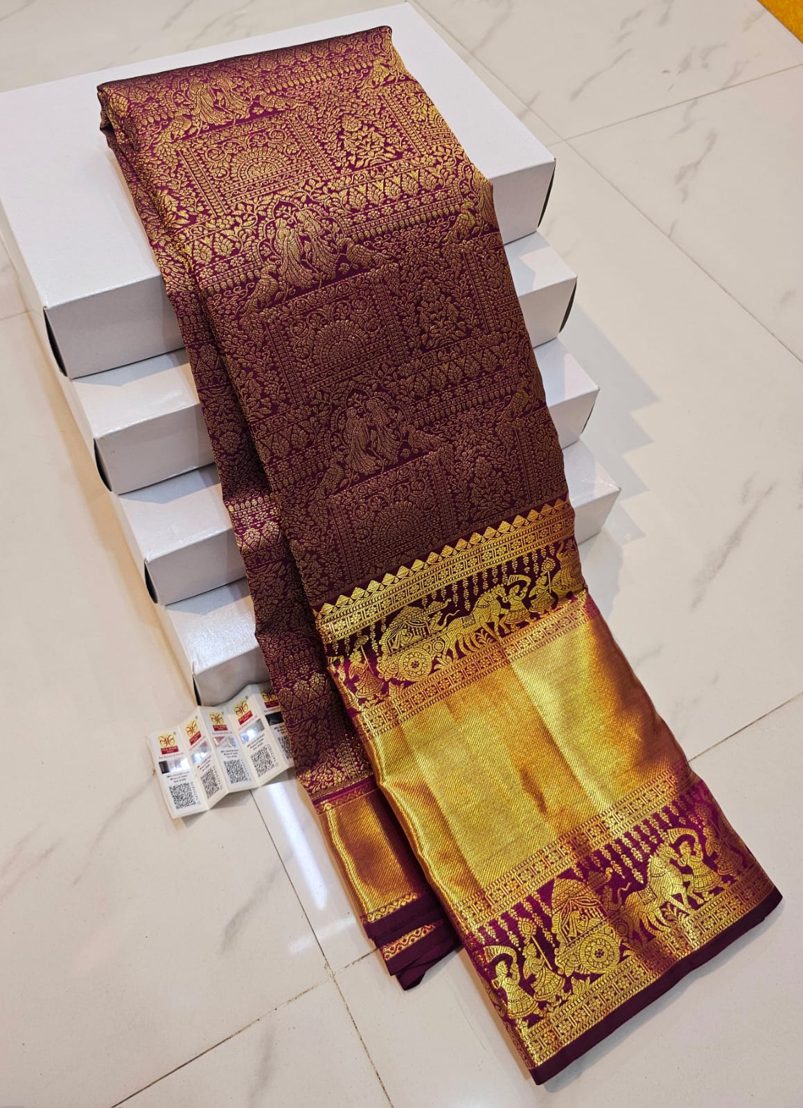 Kattaas Kanchipuram pure silk