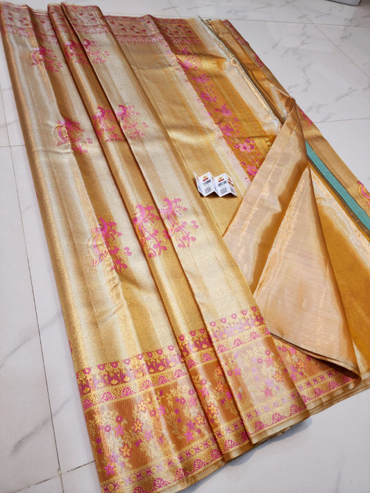 Kanchipuram pure silk handloom 4k  saree collections
