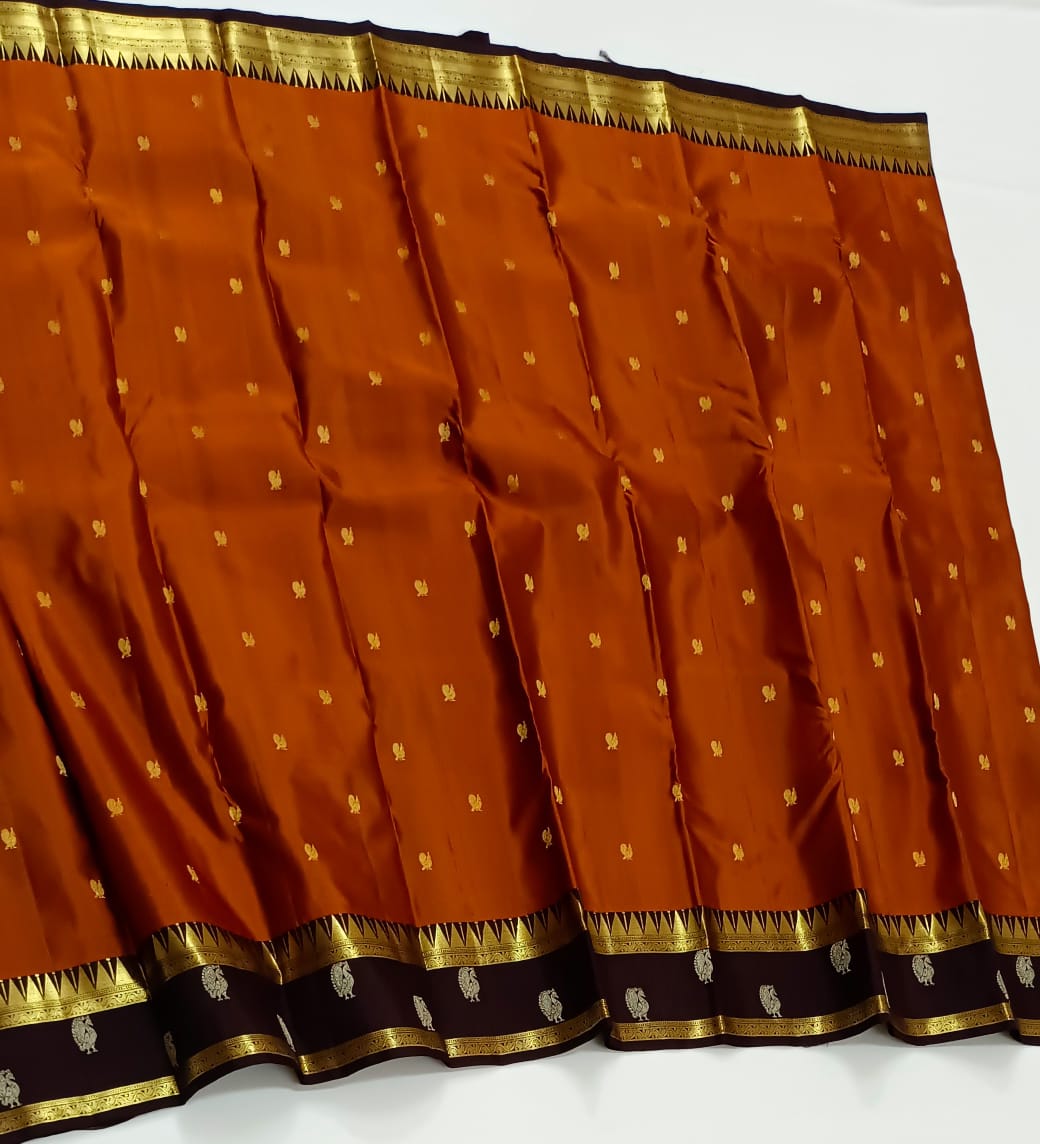 Unique collection of Kanjivaram Silks in Classical, Beautiful Butta & Grand Pallu