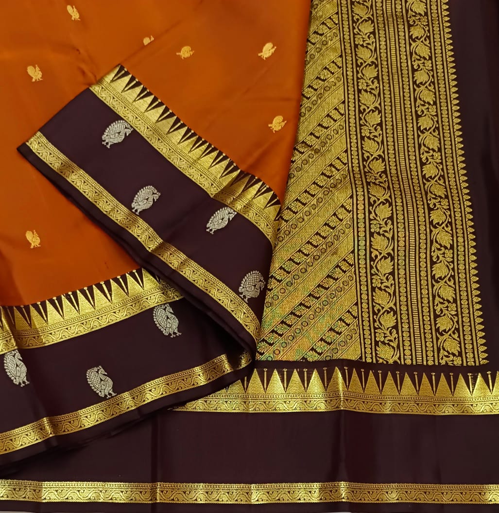Unique collection of Kanjivaram Silks in Classical, Beautiful Butta & Grand Pallu