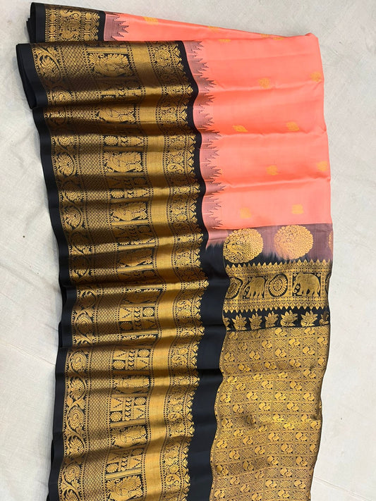 Exclusive Gadwal big border pattu saree