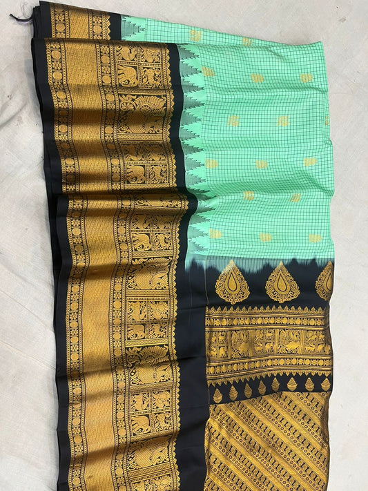 Exclusive Gadwal big border pattu saree