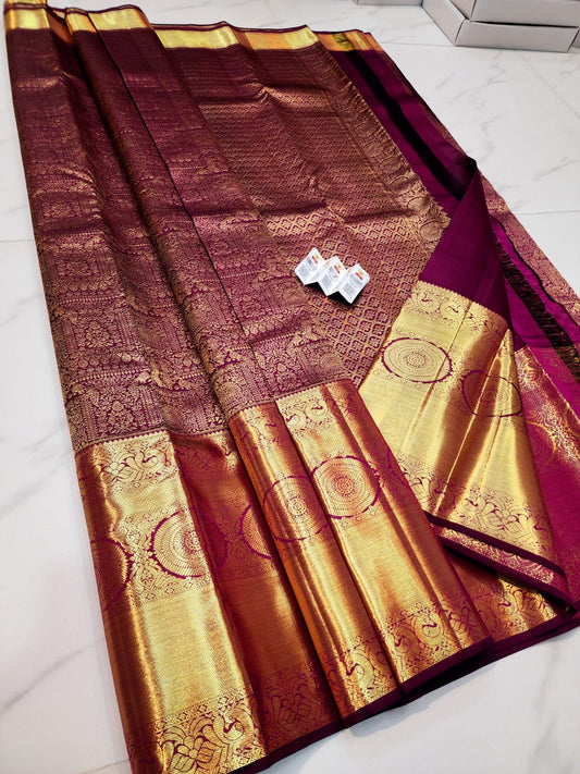 Kanchipuram pure pattu handloom saree