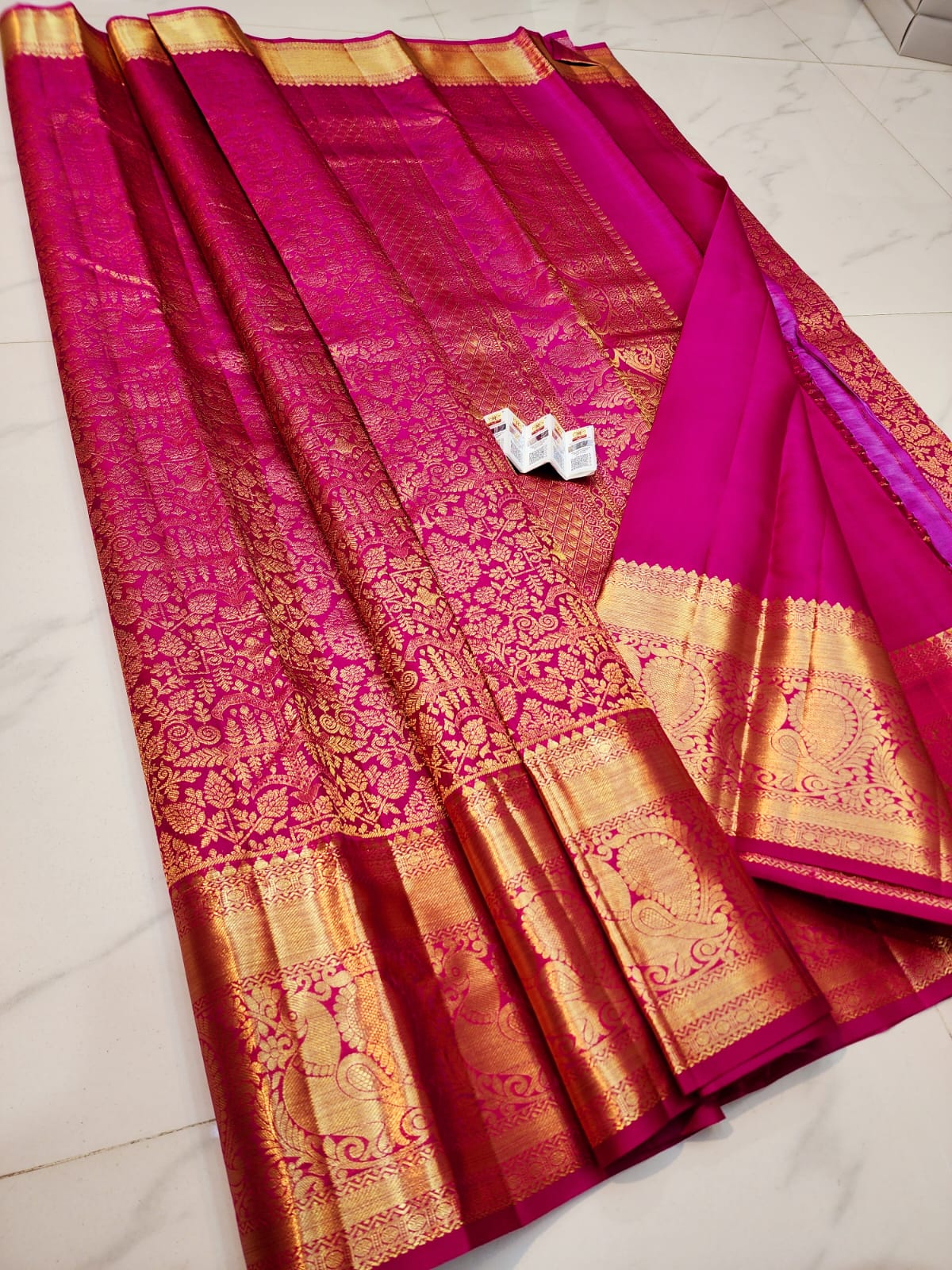 Kanchipuram pure pattu handloom saree