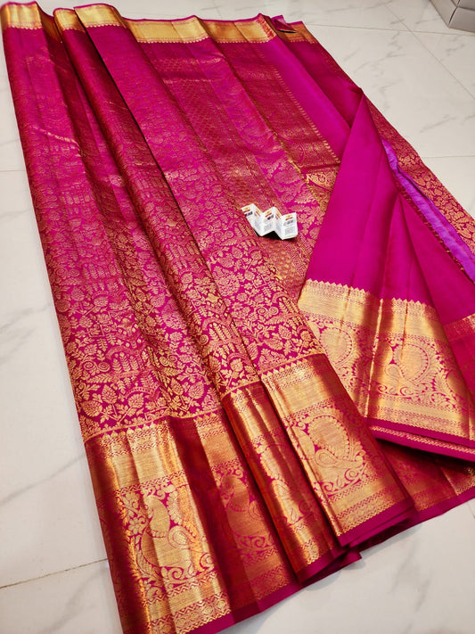 Kanchipuram pure pattu handloom saree
