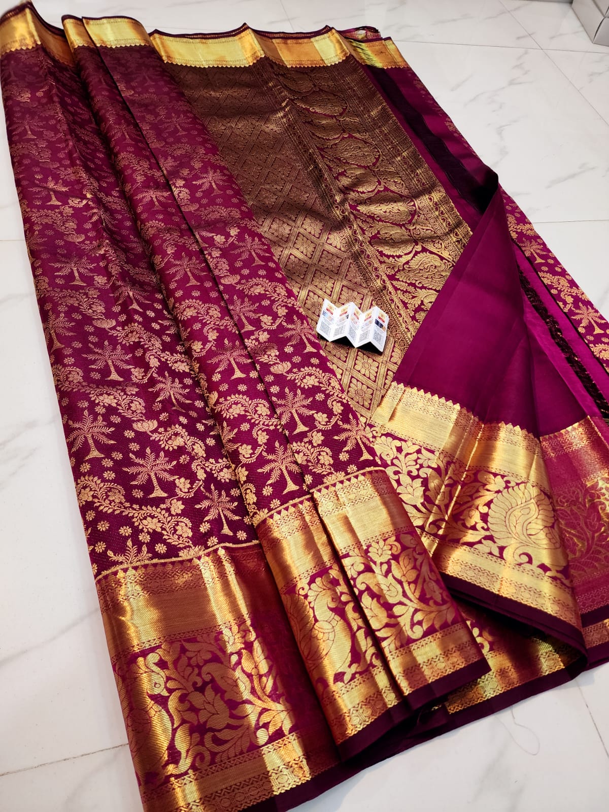 Kanchipuram pure pattu handloom saree