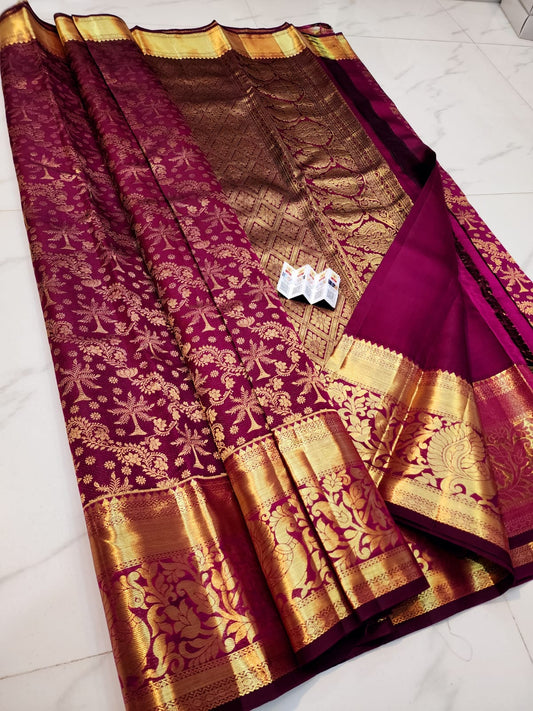 Kanchipuram pure pattu handloom saree