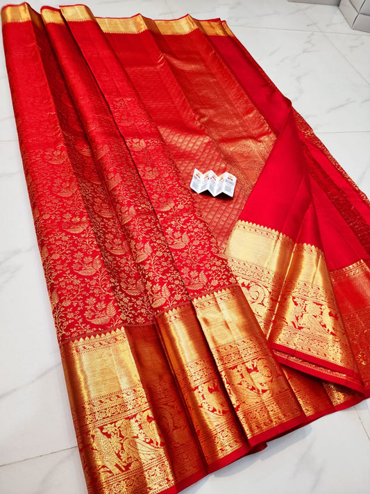 Kanchipuram pure pattu handloom saree