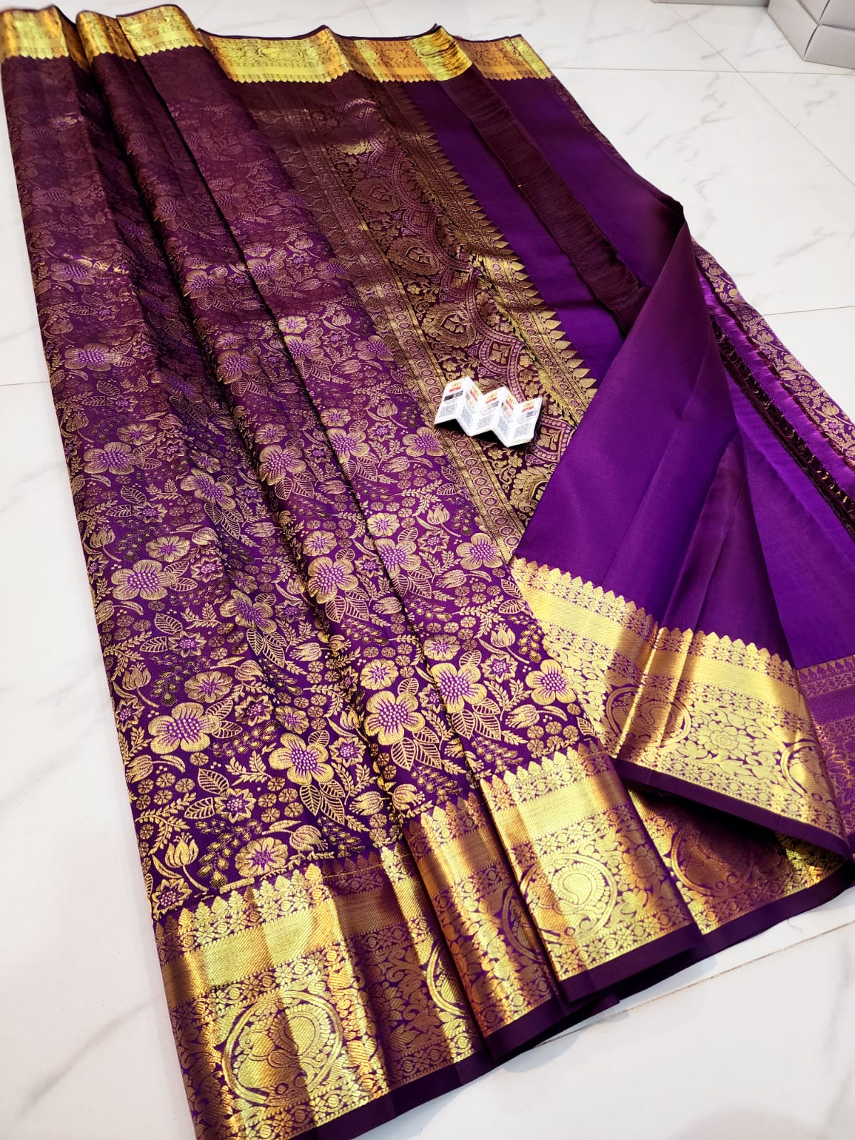 Kanchipuram pure pattu handloom saree