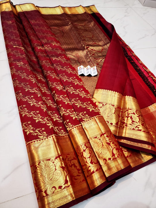 Kanchipuram pure pattu handloom saree
