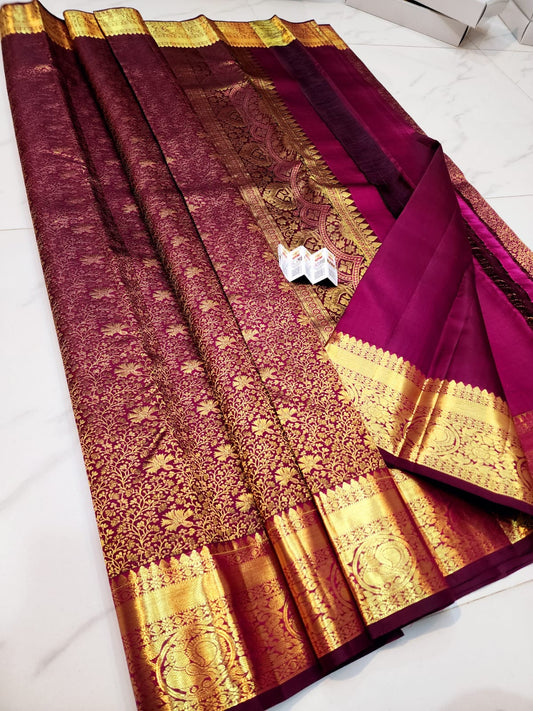 Kanchipuram pure pattu handloom saree