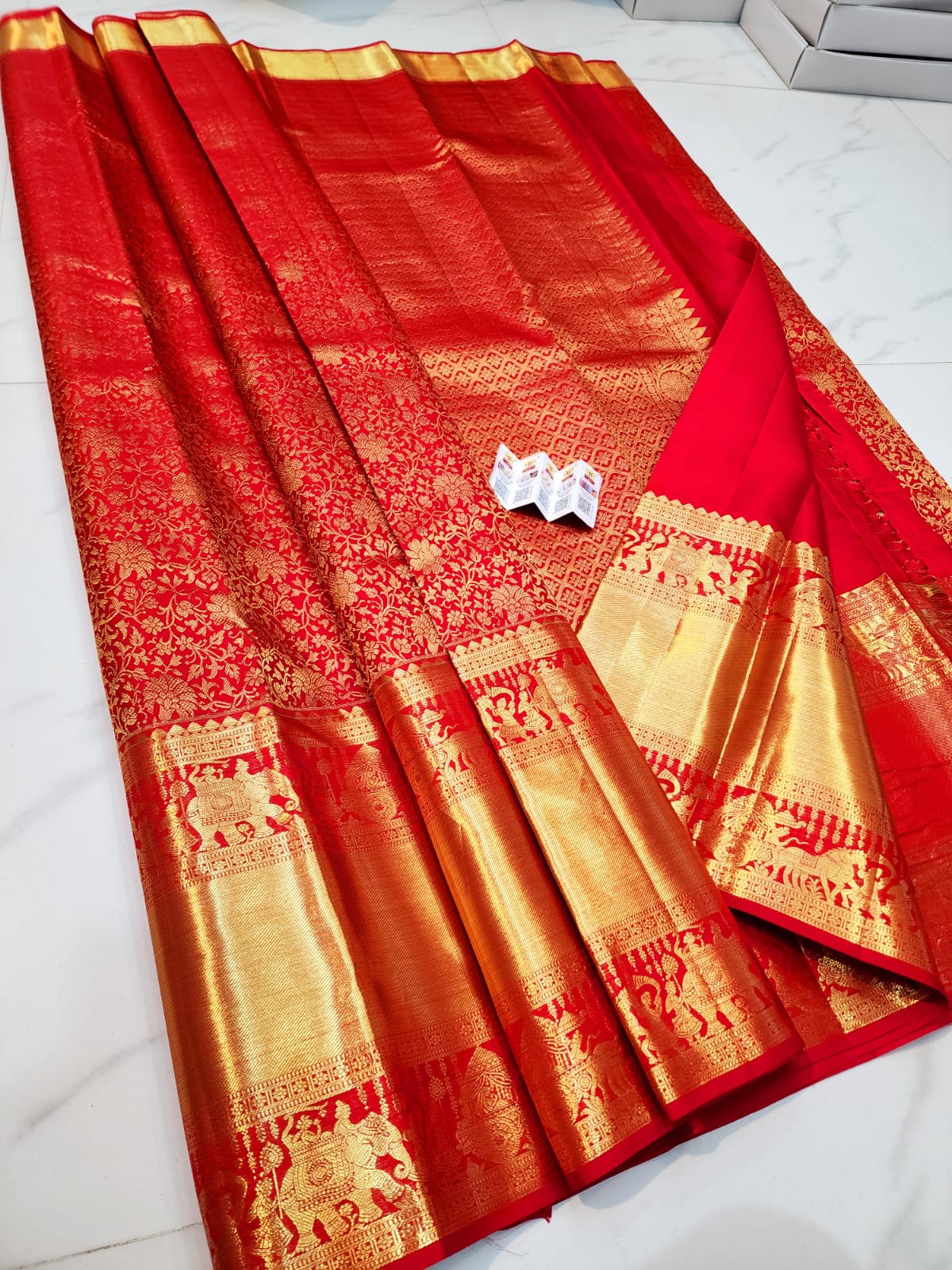 Kanchipuram pure pattu handloom saree