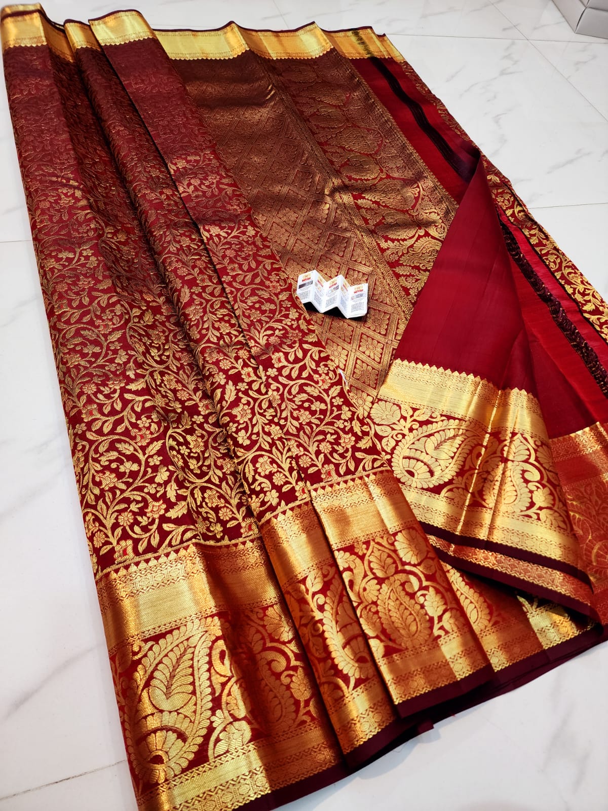 Kanchipuram pure pattu handloom saree