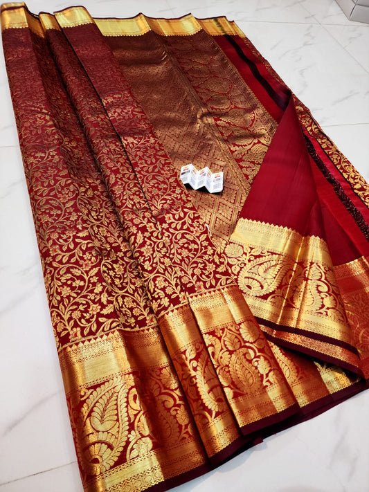 Kanchipuram pure pattu handloom saree