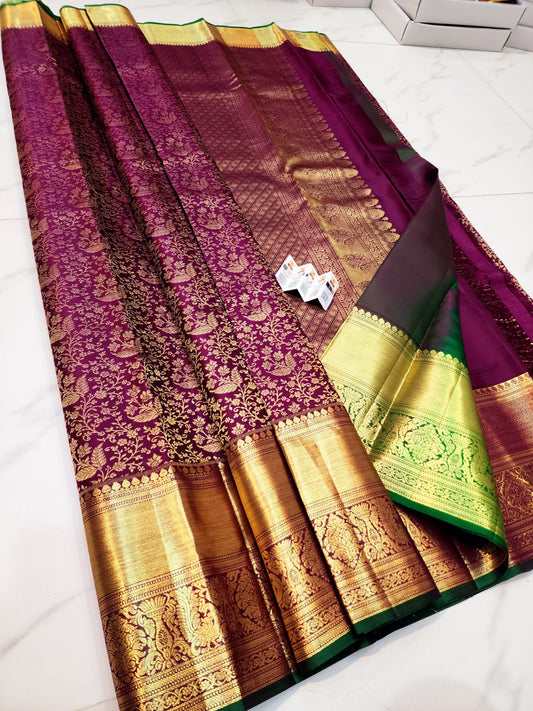Kanchipuram pure pattu handloom saree