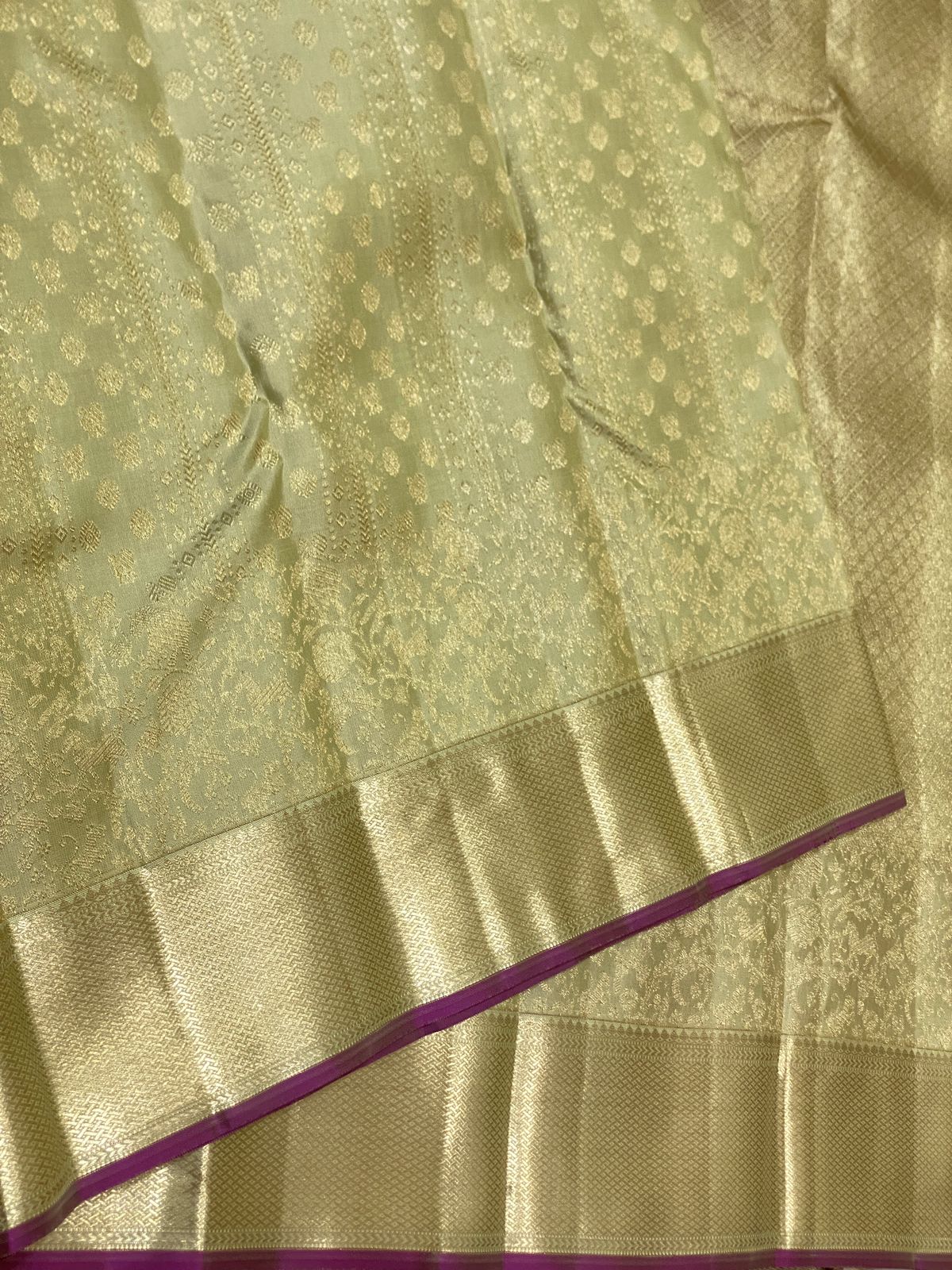 zari sket border zari brocade with contrast design blouse