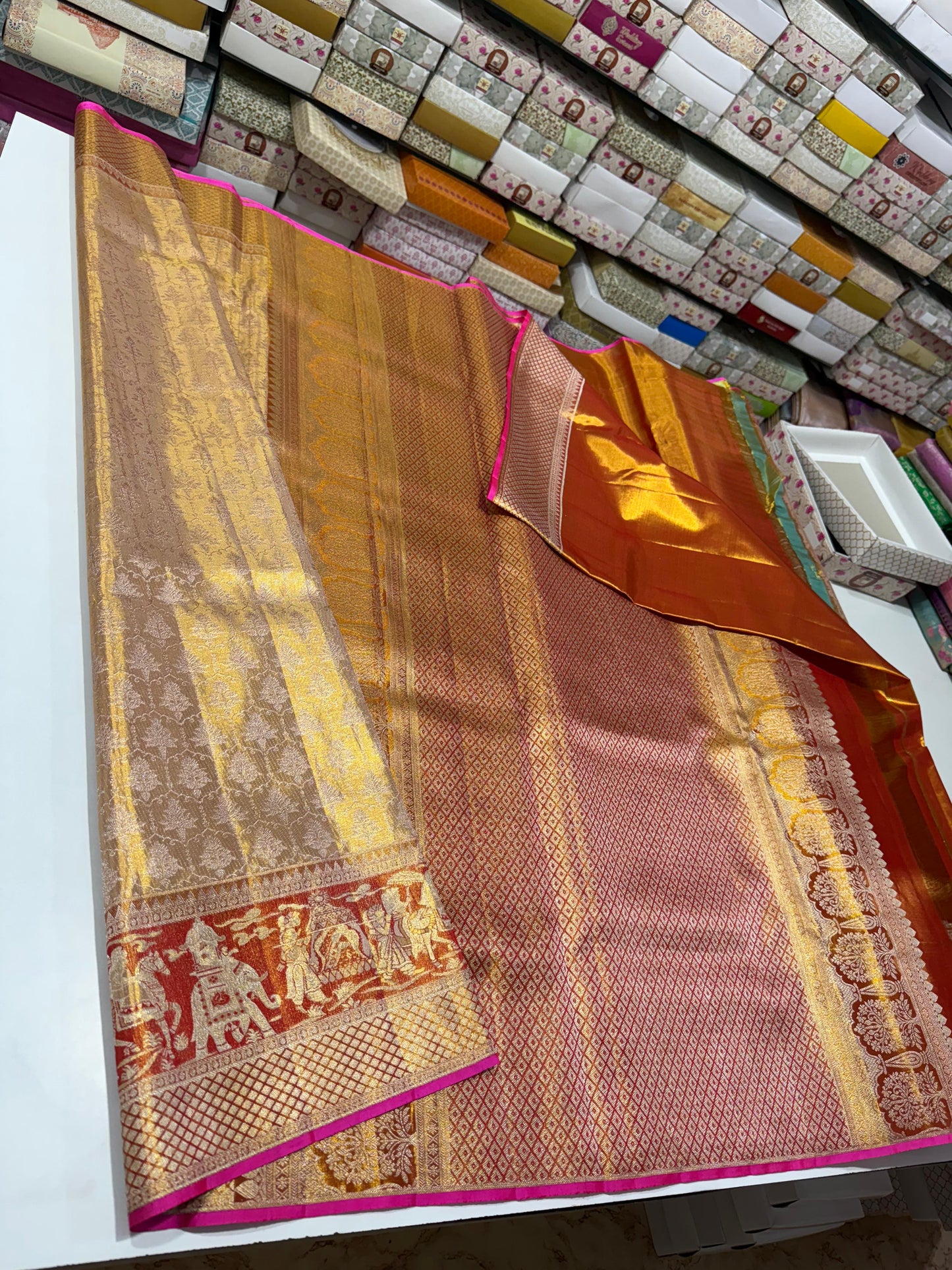 Pure handloom silk saree