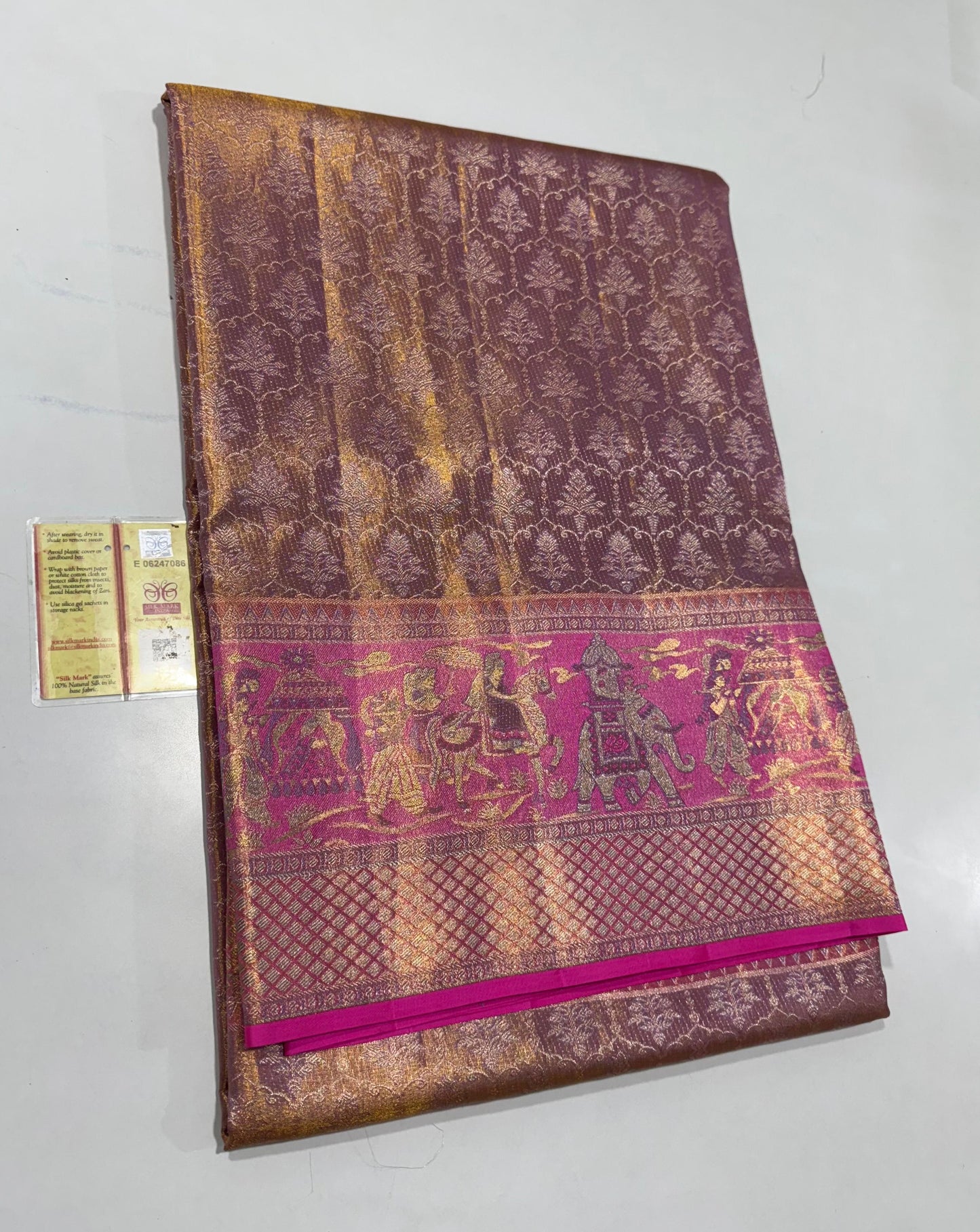 Pure handloom silk saree
