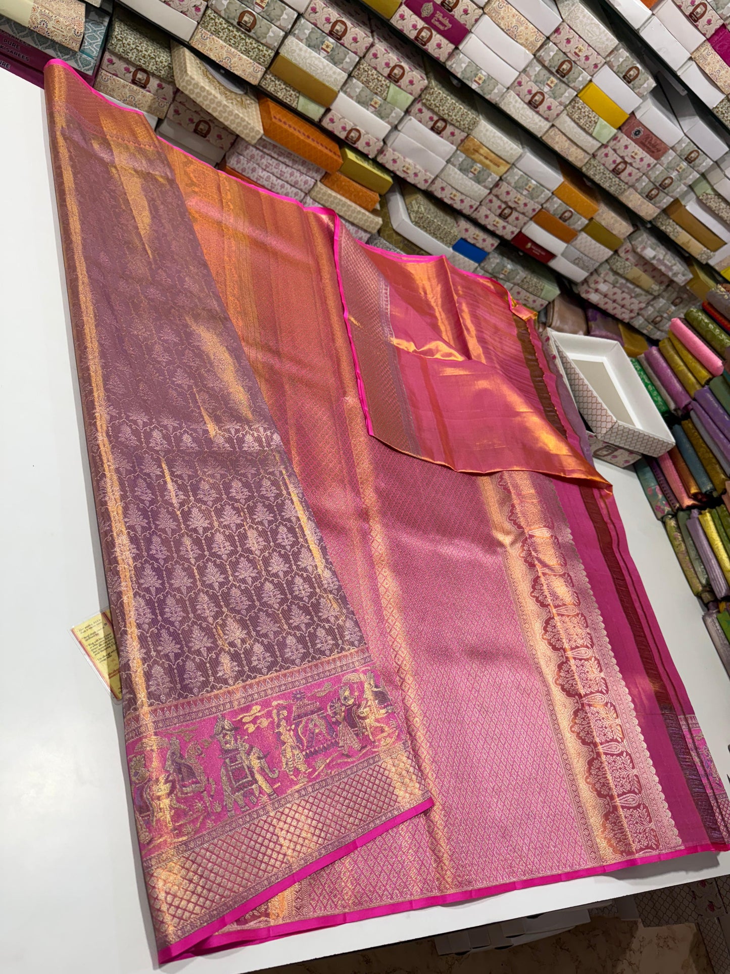 Pure handloom silk saree