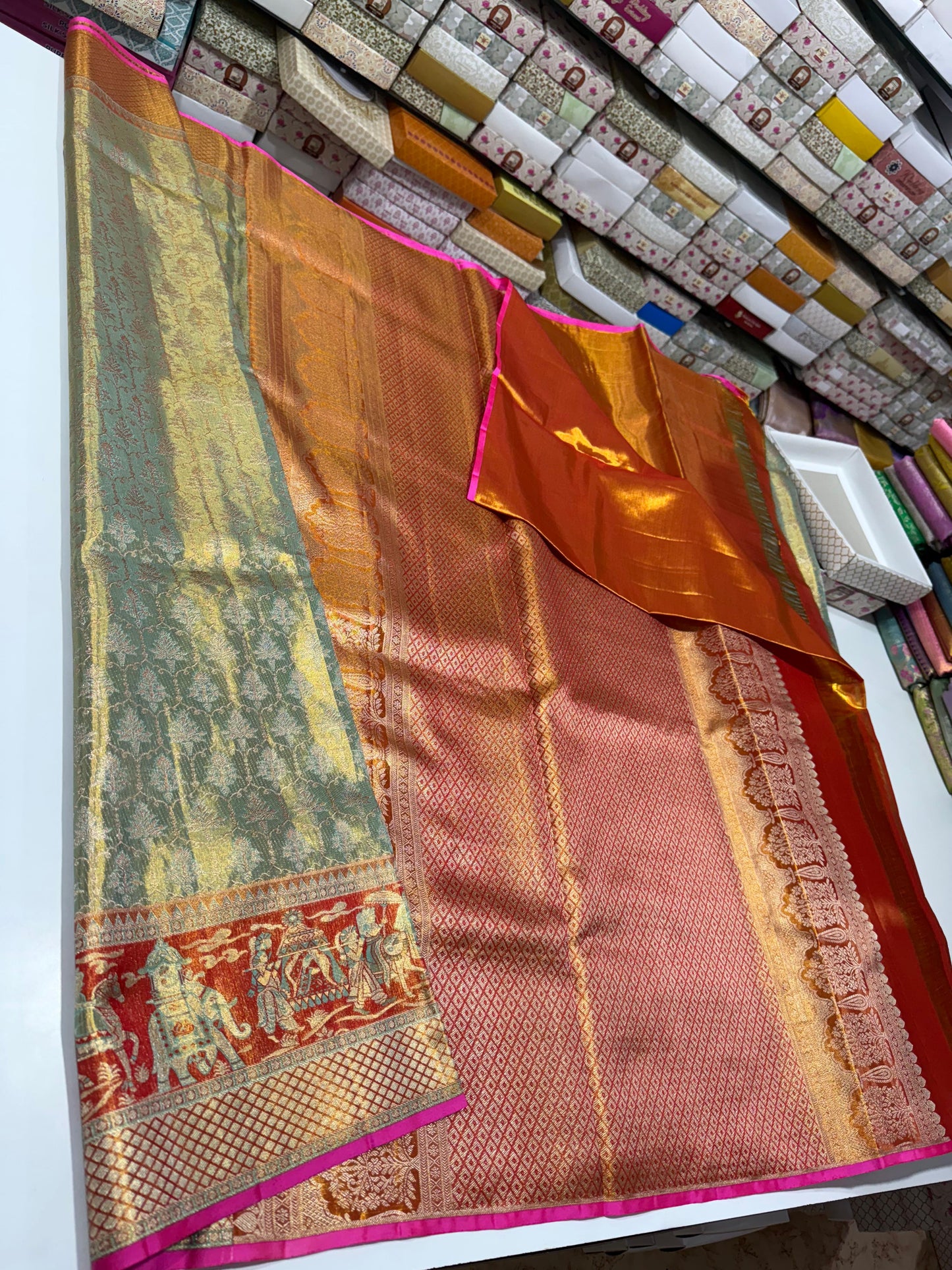 Pure handloom silk saree