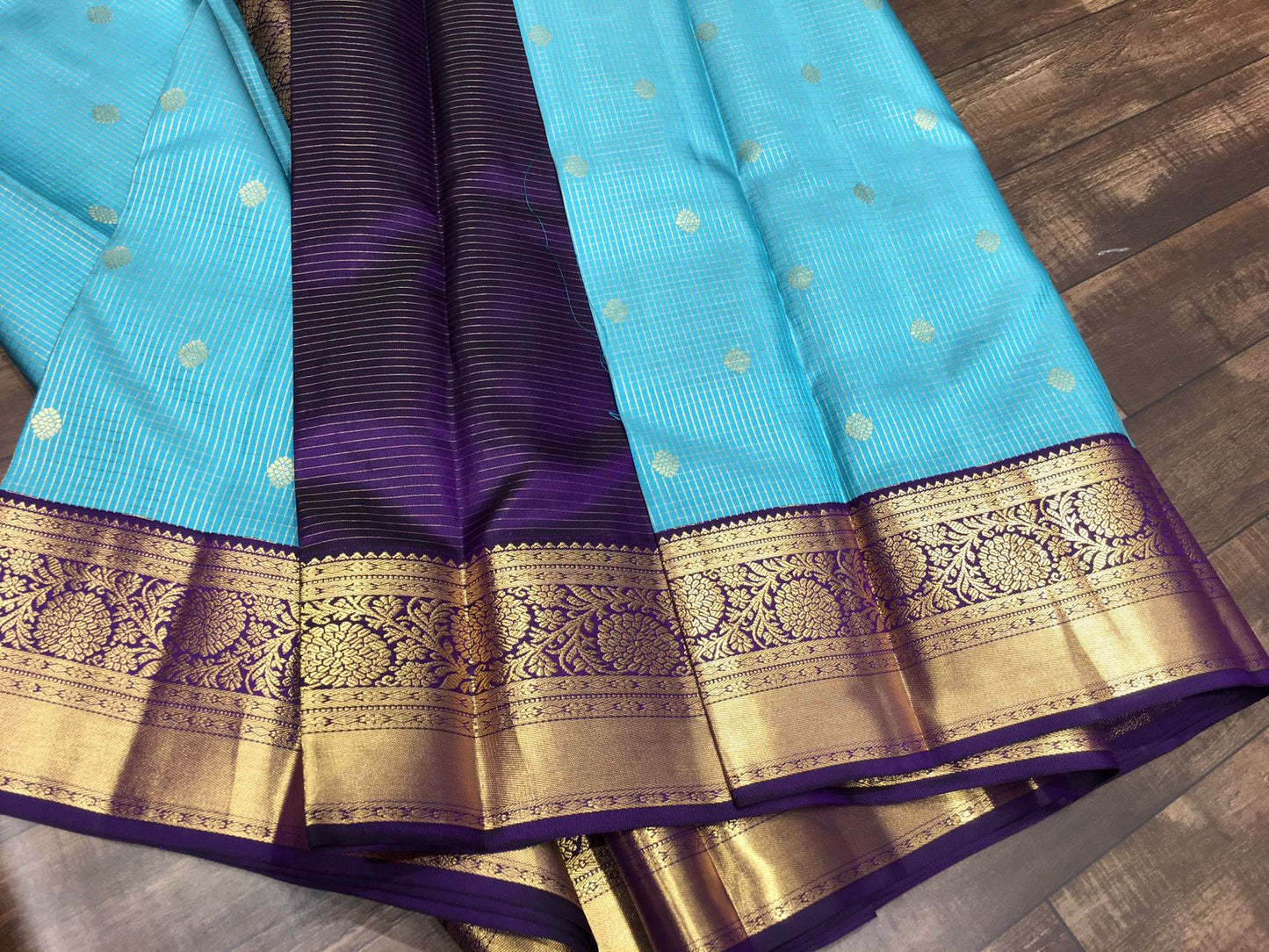 KATTAAS KANCHIPURAM HANDLOOM SILK SAREES WITH RICH PALLU WITH BLOUSE