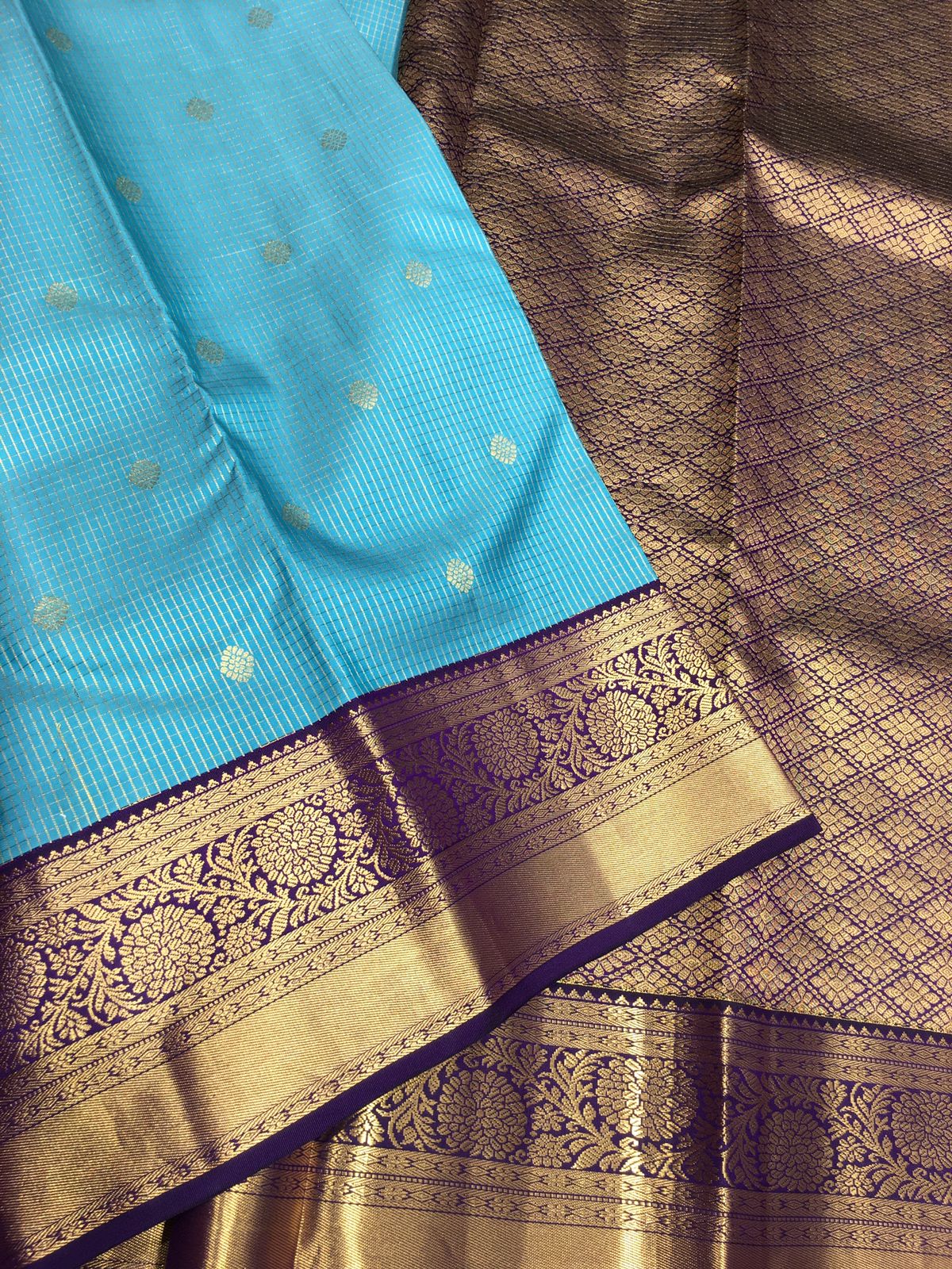 KATTAAS KANCHIPURAM HANDLOOM SILK SAREES WITH RICH PALLU WITH BLOUSE