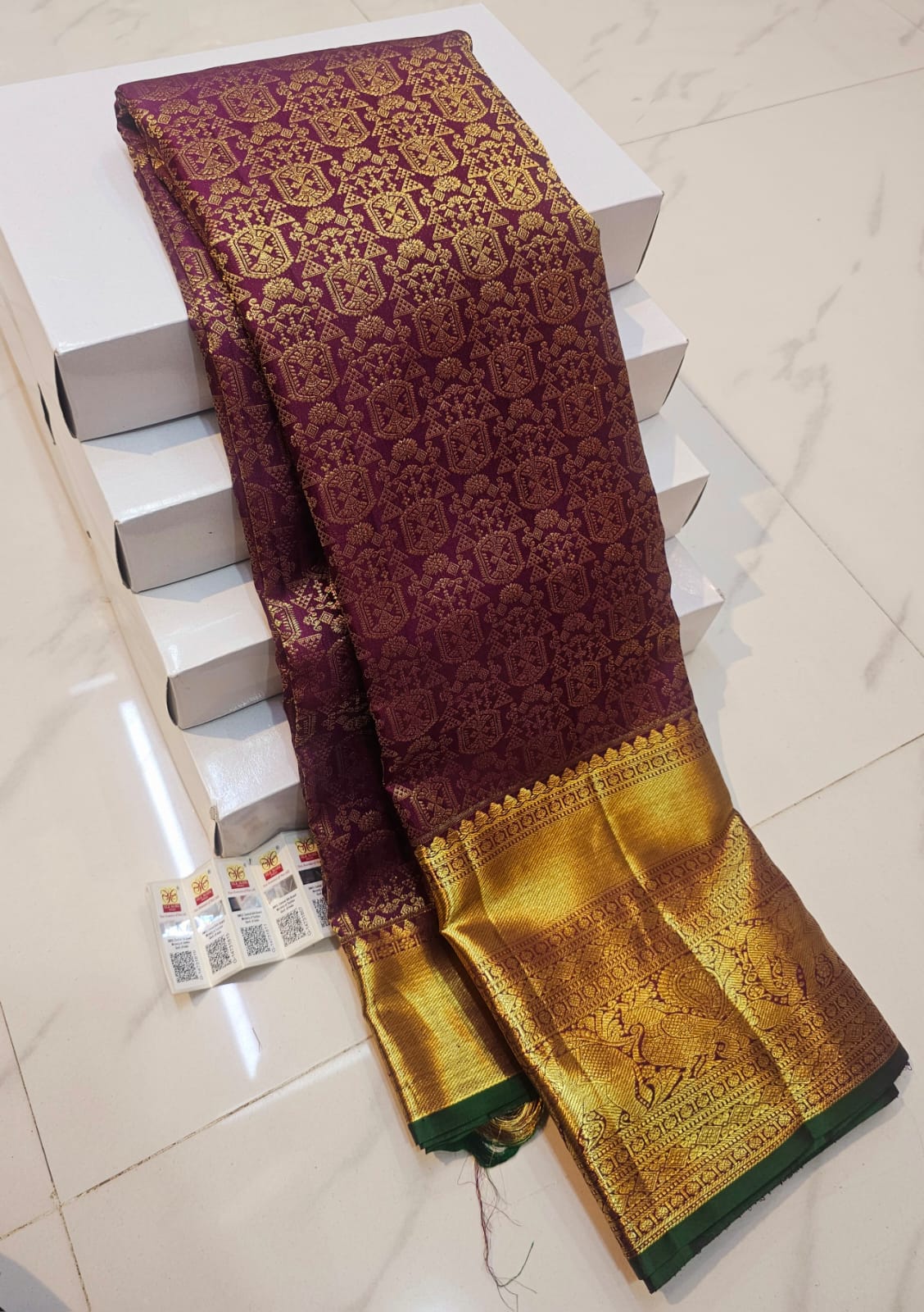 Kattaas Kanchipuram pure silk