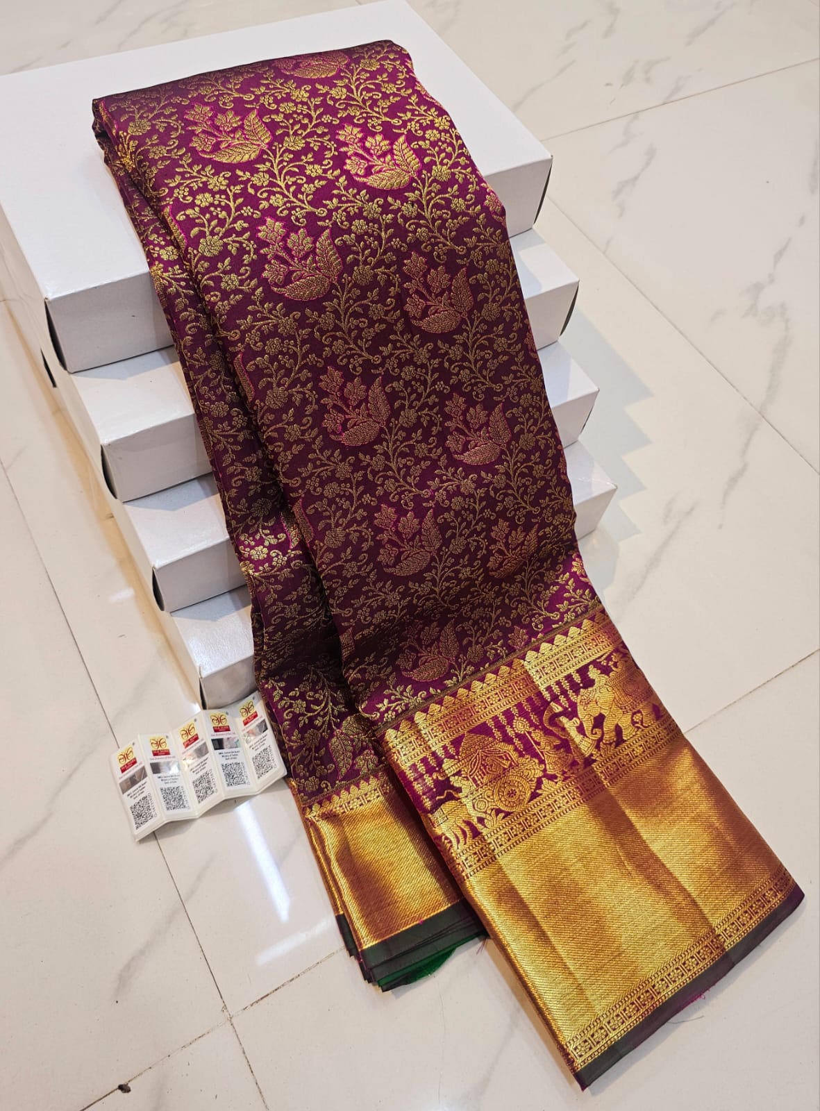 Kattaas Kanchipuram pure silk