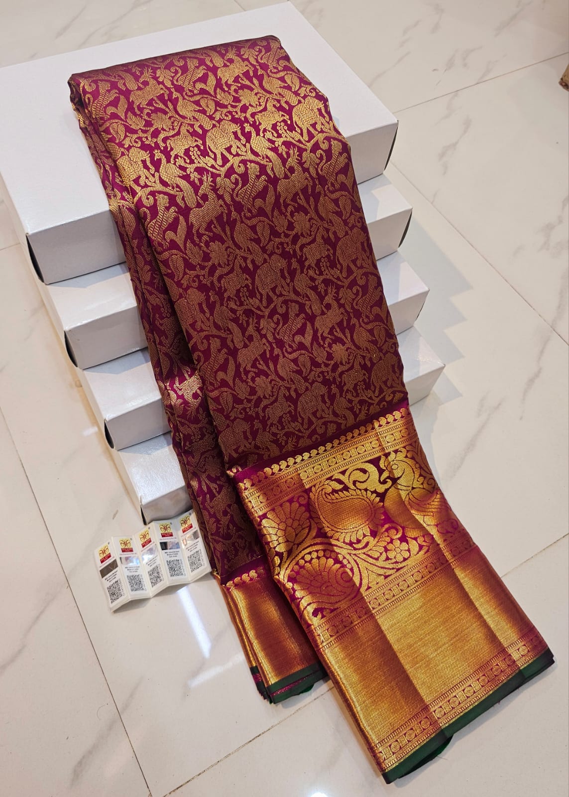 Kattaas Kanchipuram pure silk