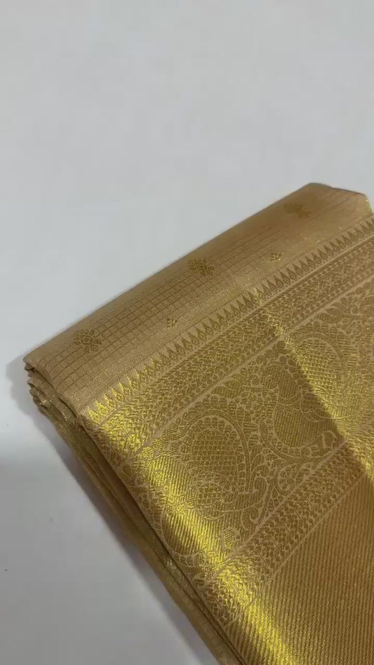 Kattaas Handloom Exclusive Kanchipattu Bridal Sarees  1 gram gold jari